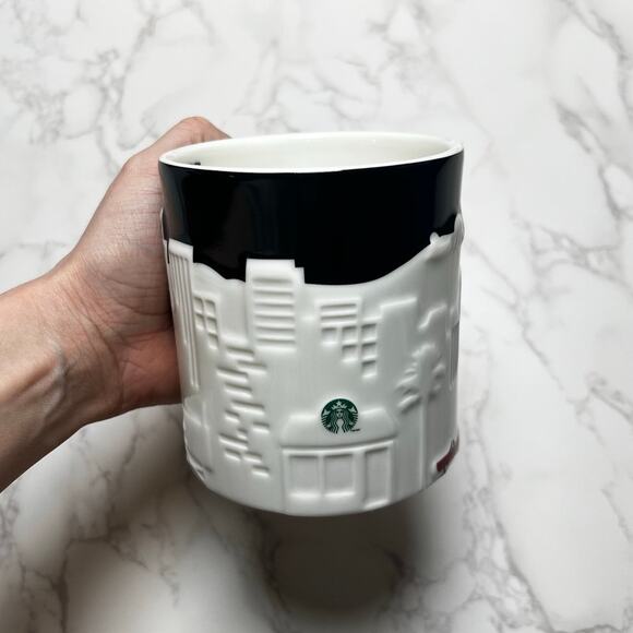 Starbucks Los Angeles Hollywood 3D Car Skyline Relief Mug Limited Edition - Picture 2 of 5